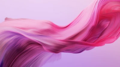 Abstract Pink and Purple Fluid Waves theme for Facebook
