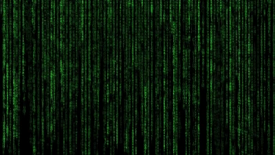 The Matrix Green Digital Code theme for Facebook