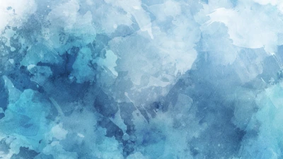 Abstract blue watercolor background theme for Facebook